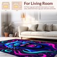 thumbnail image 2 of ODIKA 5'x7' Machine Washable Non-Slip Area Rug, Celestial Roaring Showcase High Traffic Rug, Blue, 436559, 2 of 7