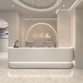 thumbnail image 1 of Bar Office Reception Desks Register Front Luxury Salon Checkout Counter Reception Desks Beauty Mesa Escritorio Modern Furniture My Lux Decor Round, 1 of 7