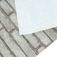 thumbnail image 4 of Brick Wallpaper, 3D Wallpaper for Bedroom, Kitchen, Removable Wallpaper Peel and Stick, Gray, 17.7” x 39.3”, 4 of 7