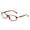 Red, variant on Xinwanna 1 Pair Anti Blue Light Computer Glasses without Degree Blue Light Blocking PC Frame UV Protection Office Eyeglasses Eyewear (Black)