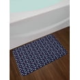 thumbnail image 2 of Magic Moon Bath Mat, Flying over Crescent Moon Repetitive Print, Plush Bathroom Decor Mat with Non Slip Backing, 29.5" X 17.5", Quartz Multicolor, by Ambesonne, 2 of 2