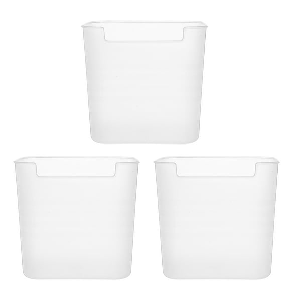 unbranded  3 Pcs Fridge Organizer Clear Bins for Pantry Refrigerator Storage Box
