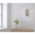 thumbnail image 3 of Gild Design House Mahina Modern Glass and Metal Pendant in Gold, 3 of 4