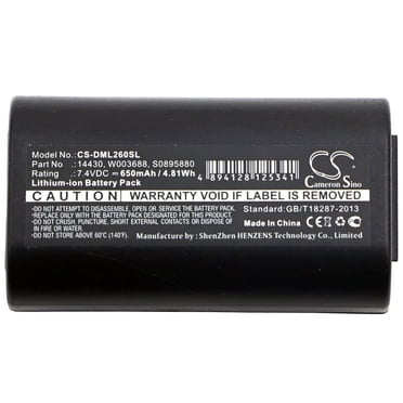 Batterie Vhbw 650 MAh 7,4 V Li-ion Pour Dymo 1758458 S0895880 – Remplacement Imprimante Étiquettes