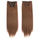 thumbnail image 1 of Clip para peluca de cabello largo y liso de 16 tarjetas, juego de 6 piezas para extensiones de cabello, juego de 6 piezas para extensiones de cabello liso, 1 of 5