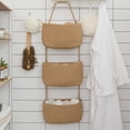 thumbnail image 5 of Hanging Over the Door Basket, Decorative Wall Hanging Baskets, 3 Tier Hanging Organizer, Jute, 14.7"x 3.3"x 43.6", 5 of 7