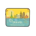 thumbnail image 7 of Background with Sights of Europe 17 inch Portable Laptop Sleeve Compatible with MacBook Air Notebook Computer Case for Men Women College School Students, 7 of 7