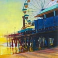 thumbnail image 3 of Masterpiece Art Gallery California Dreaming Ferris Wheel At The Pier 2 by Mercedes Marin Canvas Art Print 35" x 35", 3 of 4