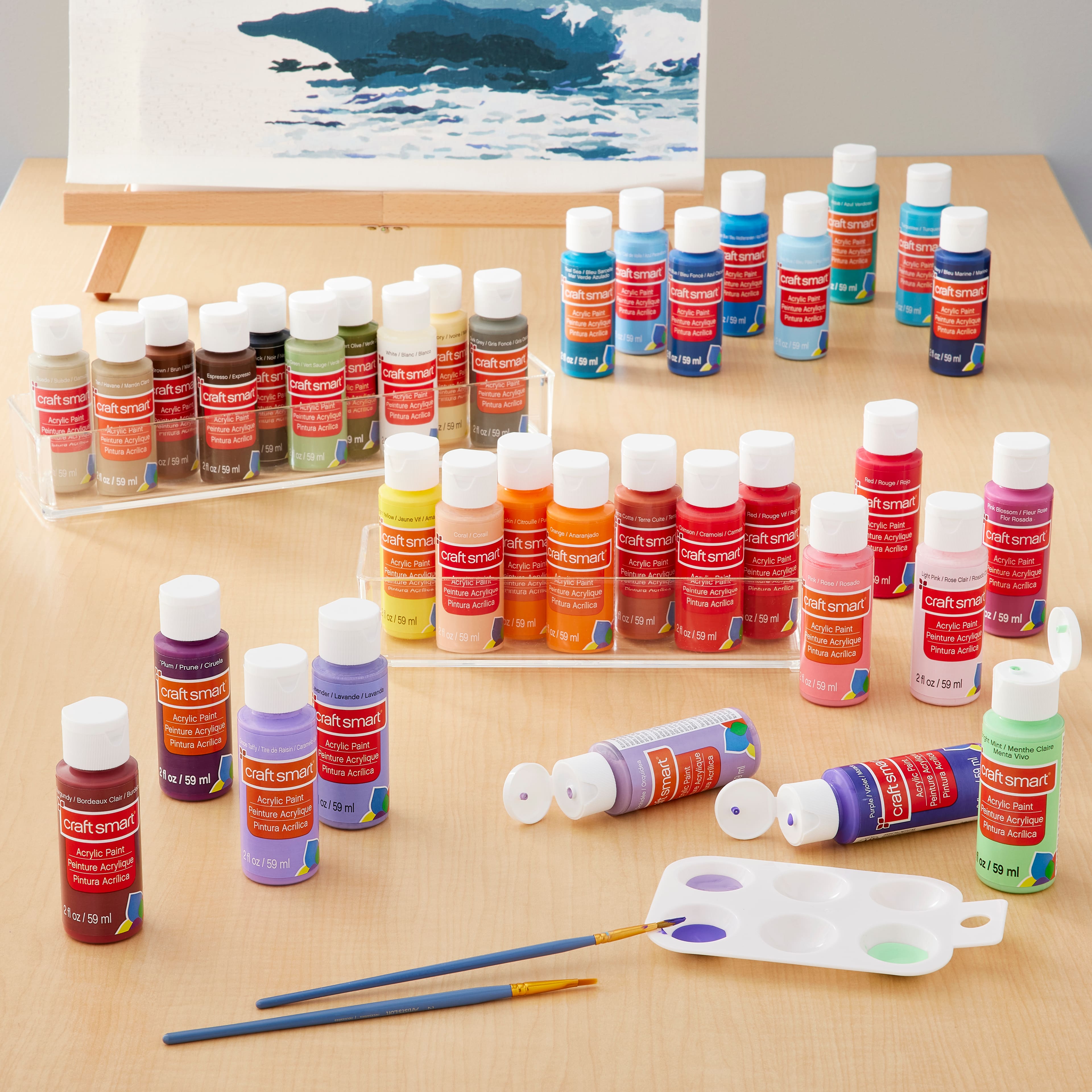 Craft Smart 36-Color Acrylic Paint Set photo 2