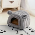 thumbnail image 2 of Cute Small Pet Cage House Soft Winter Warm Nest Sleeping Bed for Small Pet Hamster Squirrel Chinchilla Rabbit Ra, 2 of 3