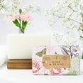 thumbnail image 2 of The English Soap Company Anniversary Wrapped Soap Bar, Luxury Floral Shea Butter Soap Bar, Rose and Peony Scent 190g, 2 of 9