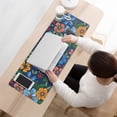 thumbnail image 3 of Long Mouse Pads for Desk,Pioneer Flower Floral Print Pattern Desk Mats on Top Of Desks, Desk Mouse Pad Extra Large with 3mm Non-Slip Base and Stitched Edge for Gaming,Office,Work,Home 31.5"x11.8", 3 of 6