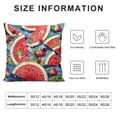 thumbnail image 5 of YINGXI Decorative Throw Pillow Covers, Blue Red Cushion Case Decor, Summer Farmhouse Home Decoration 24x24in, 5 of 5