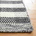 thumbnail image 4 of SAFAVIEH Striped Kilim Ulric Striped Area Rug, Black/Ivory, 8' x 10', 4 of 9