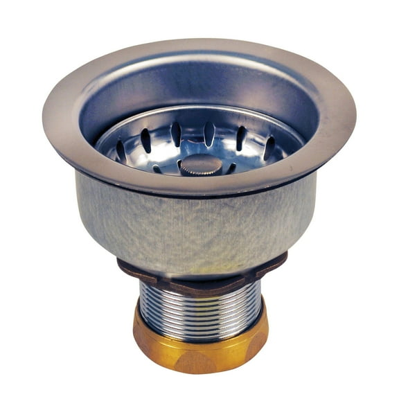 Dearborn Brass 18 Stainless Steel Body Deep Locking Cup Neoprene Stopper