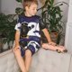 thumbnail image 4 of Fotbe 2025 Happy New Year 4 Pijama Estampada de 2 Piezas para Niños – Ropa de Dormir de Manga Corta Cómoda para Niños y Niñas, Camiseta y Shorts de Algodón-XX-Large, 4 of 6
