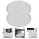 thumbnail image 5 of 2 platos giratorios para microondas de 27 cm, placa de vidrio para horno microondas, placa de cocción para horno, 5 of 7