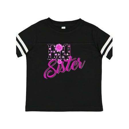 

Inktastic Big Sister with polka dots Gift Toddler Toddler Girl T-Shirt