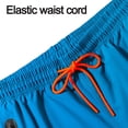thumbnail image 5 of Pantalones cortos azules Pantalones de playa Bolsillo impermeable con cremallera Pantalones de surf para hombre Pantalones cortos transpirables, 5 of 5