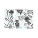 thumbnail image 2 of Halloween Sweets Halloween Decoration Wall Stickers Skull Stickers Halloween Scary Skeleton Spider Stickers, 2 of 4