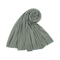 thumbnail image 2 of Willtoo Woman Soft Scarf Shawl Plain Cotton Jersey Scarves Turban Women Long Shawls Heads Wrap Headsband, 2 of 3