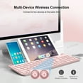 thumbnail image 2 of XIAOMI MIIIW K02 Dual-Mode Wireless Bluetooth Keyboard, Universal Keyboard with 102-Key Round Keycaps, Scissor Switch, Integrated Holder, Ergonomic Design for Windows, Mac, iOS, Android, 2 of 7