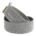 thumbnail image 2 of Juego de 2 Uds de Cesta Tejida Pequeña, Accesorios de Regalo de Almacenamiento, Bandeja, Cesta de Cuerda de Algodón, Cajón para Dormitorio, Aperitivos , Mezcla de colores Soledad Cestas tejidas pequeñas redondas, 2 of 9
