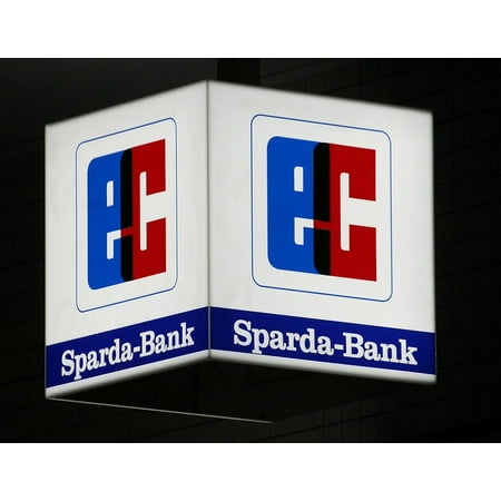 Framed Art For Your Wall Neon Withdraw Cash Advertising Ec Sparda-bank Atm 10x13 Frame