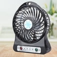thumbnail image 1 of Mini Ventilador de Escritorio Asientos de Automóvil Ventilador de Escritorio USB Recargable USB Cama de bebé Portátil Pequeño Circulador de Aire Negro ANGGREK  Otros, 1 of 8
