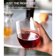 thumbnail image 2 of Juego de 4 copas de vino LUNA & MANTHA Stemless, 530 ml, cristal, 2 of 7