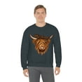 thumbnail image 6 of Highland Cow Hoodie, Cow Farm Sweatshirt , Farm Sweater, Animal Lover Sweatshirt, Leopard Boho Cow, Trendy, Unisex sweatshirt, 6 of 9