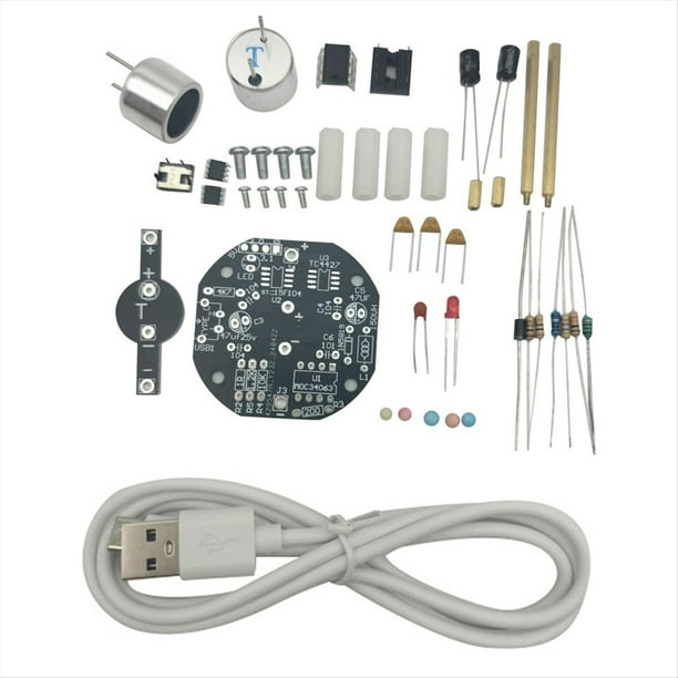 Kit de Levitación Ultrasónica de Bricolaje Kit Electrónico de Proyecto de Soldadura de Bricolaje con Control de Estacionaria Flotante, Kit de Bricolaje