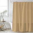 thumbnail image 2 of Pure Oatmeal Bathroom Shower Curtains with 12 Hooks Polyester Waterproof Shower Curtain for Stalls and Bathtubs Modern Solid Color Minimalist Art Decorative Bathroom Privacy Curtain 48x72 Inches, 2 of 4