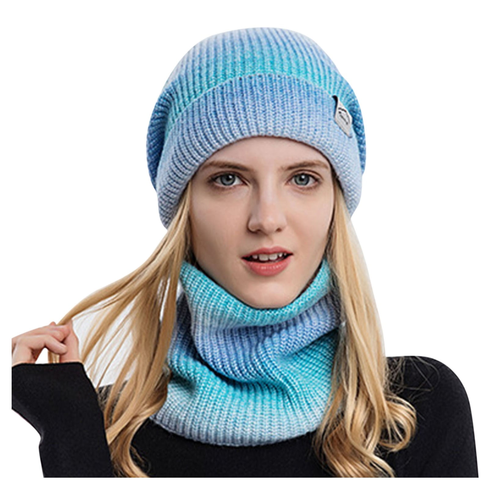 Heiheiup Earmuffs Warm Thermal Cycling Hat Winter Scarf Knitting