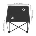thumbnail image 2 of CRILSTYLEO Portable Beach Table Folding Table Oxford Cloth Black 1Pack, 2 of 8