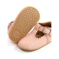 thumbnail image 3 of Baby Boy Girl Shoes Non Slip Soft Sole PU Leather Infant Toddler Mary Jane Flats First Walker Crib Dress Oxford Shoes, 3 of 7