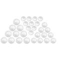 thumbnail image 1 of 30 Unidades 7cm 8cm 10cm Bolas Blancas en Forma de Espuma de Poliestireno Artesanías de Espuma Artesanías Pintadas a Mano DIY Creativo Baoblaze Bolas de espuma de espuma de poliestireno, 1 of 8