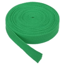 Cotton Twill Tape 3/4 Inch 10 Yards Cotton Ribbon Bias Binding Tape Herringbone Webbing Trim Emerald  Green