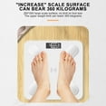 thumbnail image 4 of AZXY Body Fat Scale,Body Composition Scales,Smart Scale Body Fat Clearance,Bluetooth Digital Bathroom Scales for Body Weight 500 Lbs,Black, 4 of 9