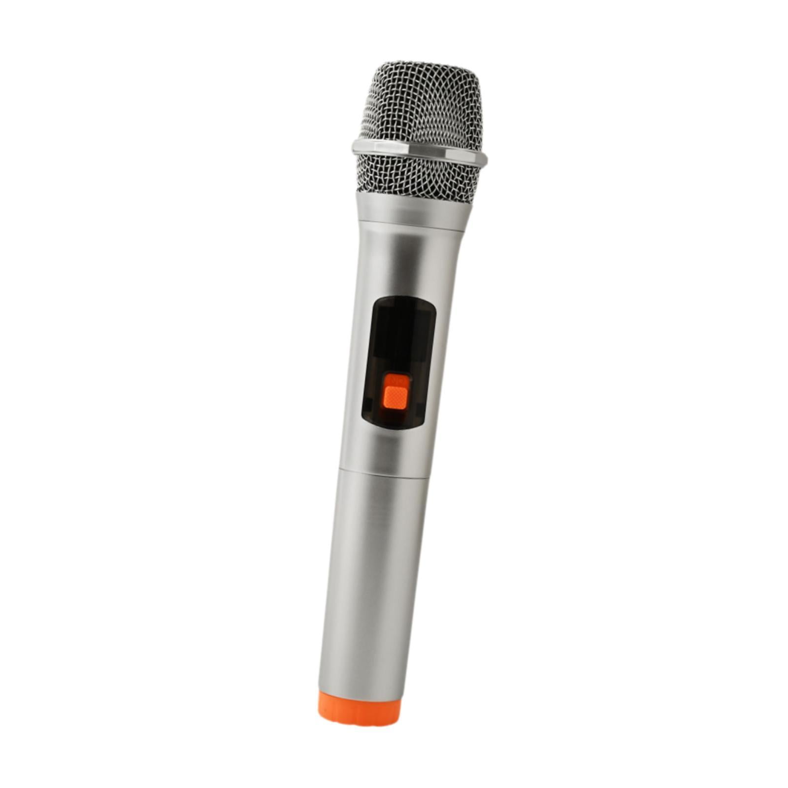 Sosoport Micrófono De Juguete Falso Con Soporte Y Banderín – Apariencia Realista, Para Karaoke Y Juegos De Rol