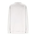 thumbnail image 4 of Women's Long Sleeve Sweatshirt Loose Round-neck Casual Fashion Fall Clothes Outfits Basic Winter Clothing, 4 of 5
