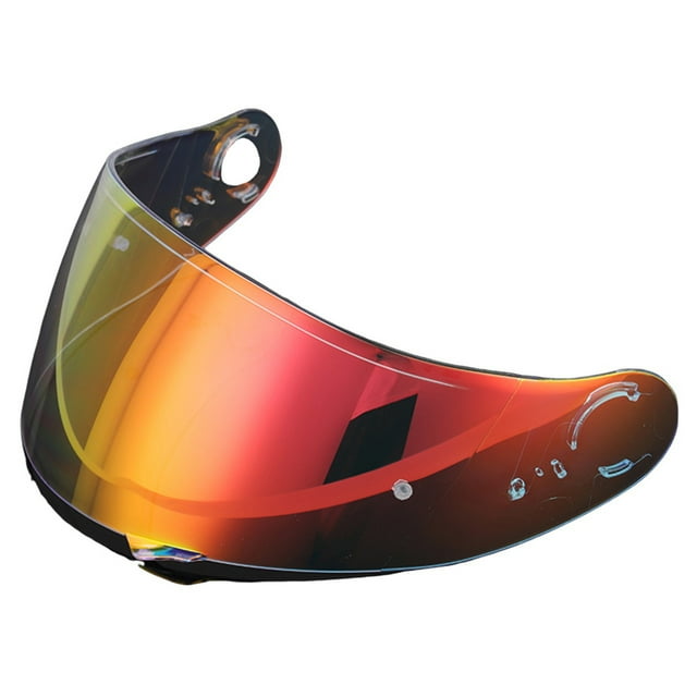 Mistaha Motorcycle Helmet Visor Shield Replacement Anti-UV Anti-Fog Scratch-Resistant Windproof Lens for Shoei GT-AIR GT-AIR2 Helmet - Transparent REVO Red