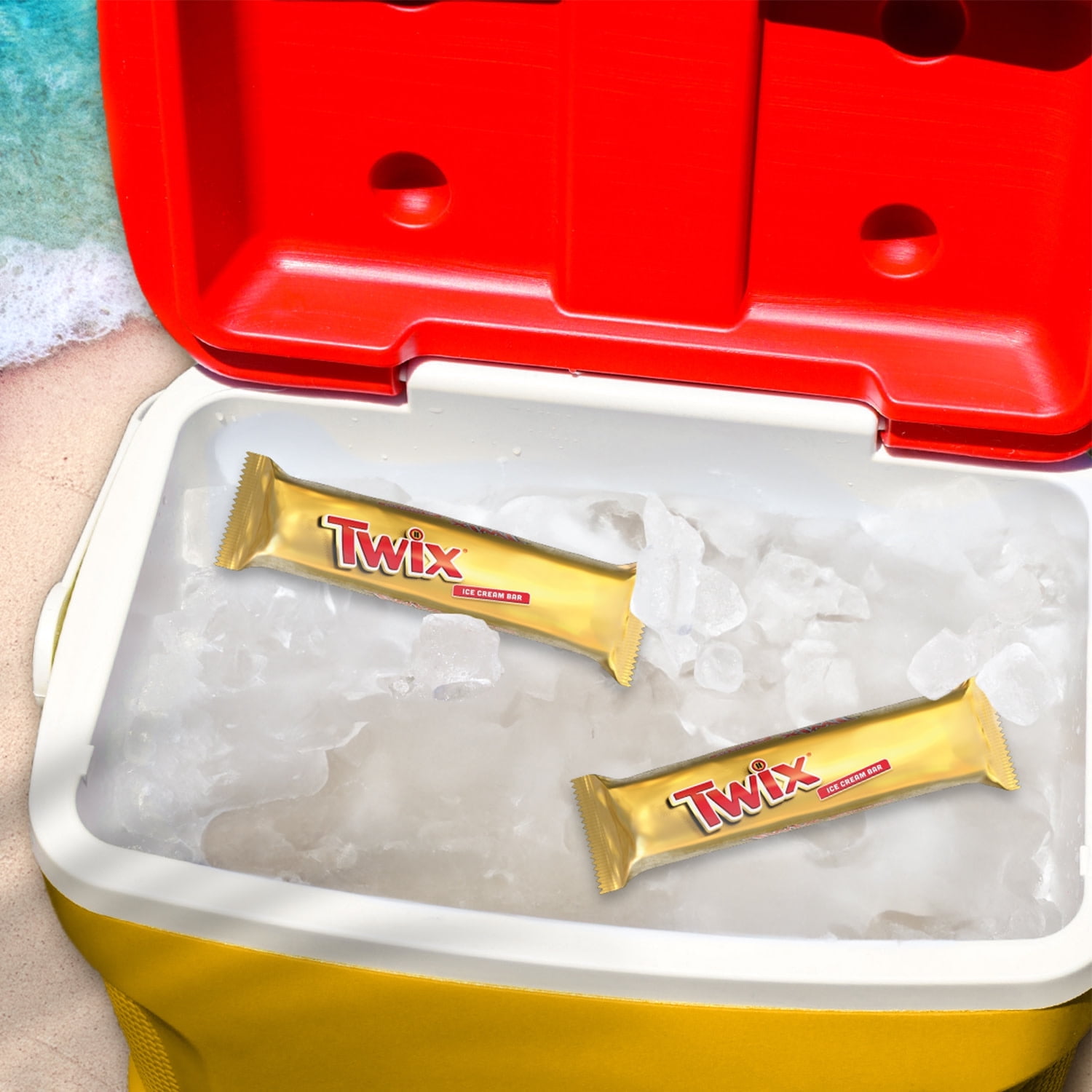 Twix Caramel Vanilla Milk Chocolate Ice Cream Bars, 23.16 fl oz, 12 Pack