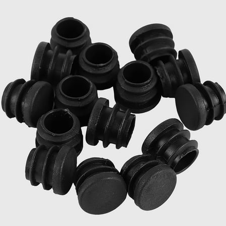 LABSERRON Round Plastic Plugs 100Pcs for Tubes Bungs Stopper and Holes