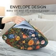 thumbnail image 4 of Yayeee Pillowcase Standard Size Set of 2 Satin Wrinkle Resistant Pillow Case, Floral Garden, 4 of 8