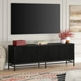 thumbnail image 6 of Evelyn&Zoe Montello Rectangular TV Stand for TV's up to 78", Black Grain, 6 of 8