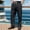 #328-Black, variant on Handshe Men's Casual Elastic Waist Drawstring Beach Wide-Leg Breathable Pants with Pockets,Plus Size