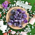 thumbnail image 6 of Triani 100g Natural Amethyst Rolling Stones Rocks Stones Crystal for Energy Reiki Balancing Meditation Reiki Gifts for Jewelry Making Healing Spiritual, 6 of 7