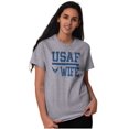 thumbnail image 5 of US Air Force USAF Wife Spouse Women's Graphic T Shirt Tees Brisco Brands S, 5 of 6