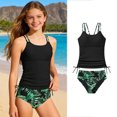 thumbnail image 6 of Kids Bathing Suits For Girls sleeveless 2 piece Swimsuit Cute Bathing Suit For Girl Size 9-10 Years Girls Clothes, 6 of 6